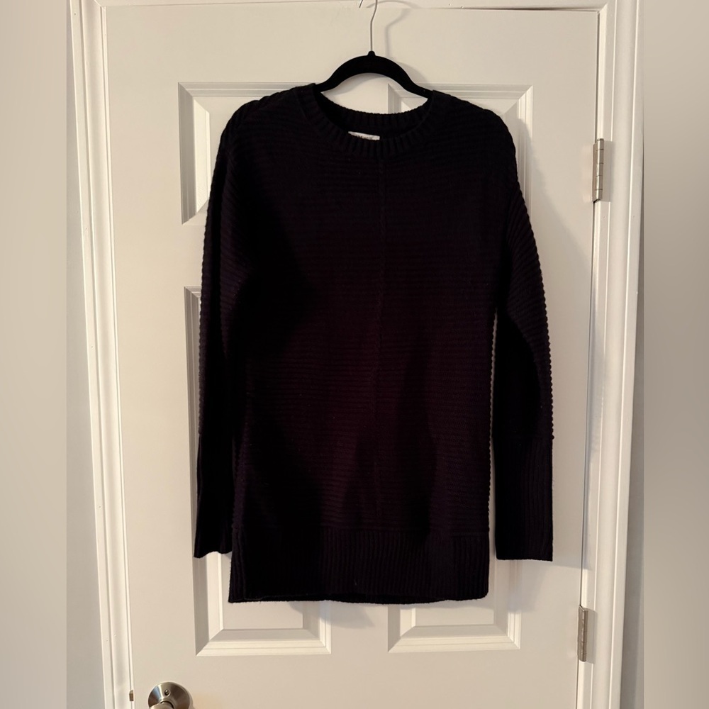 Nine West | Black Long Sleeve Sweater Tunic | Size S